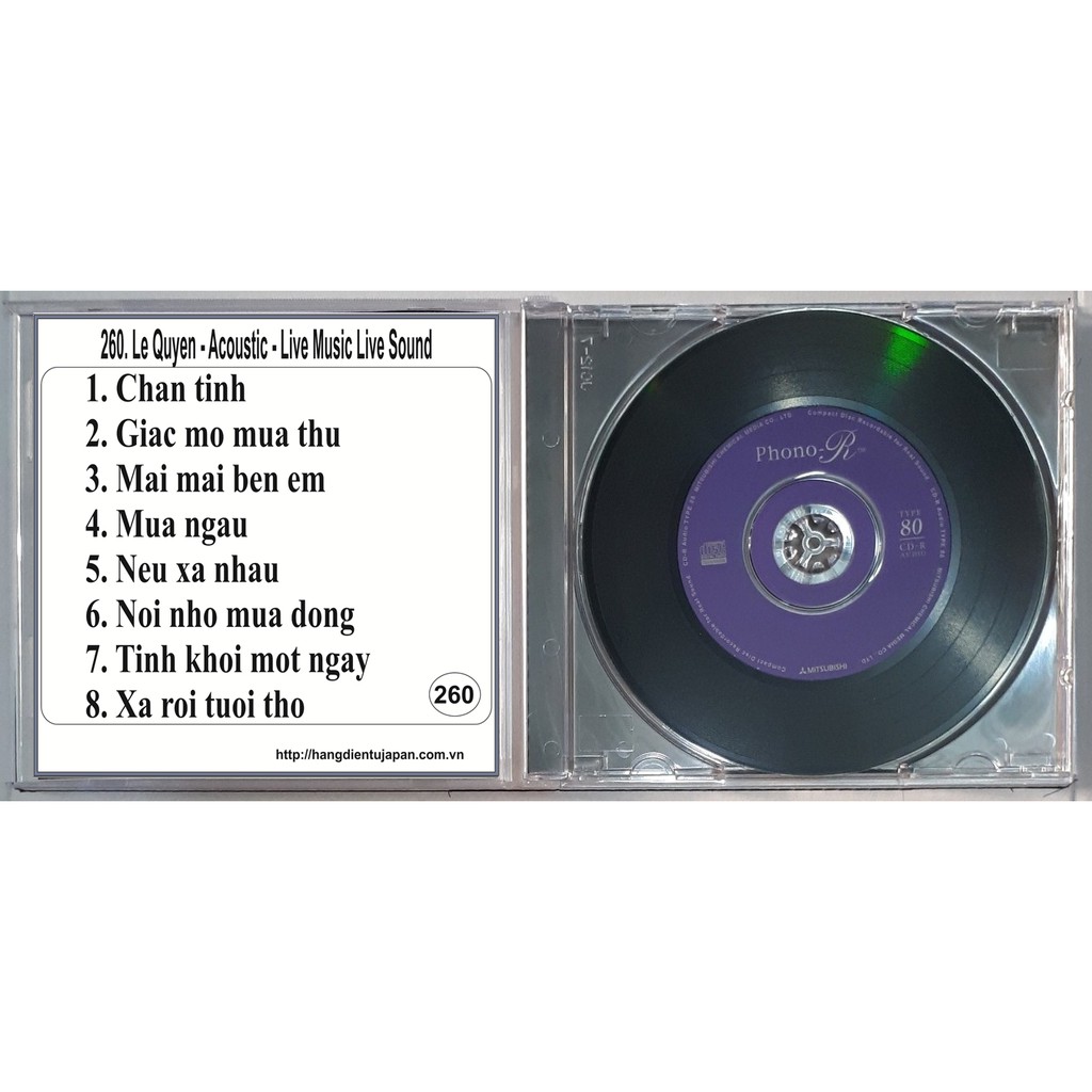 Bộ 8 CD ca sĩ Lệ Quyên ( 155 - 266 )