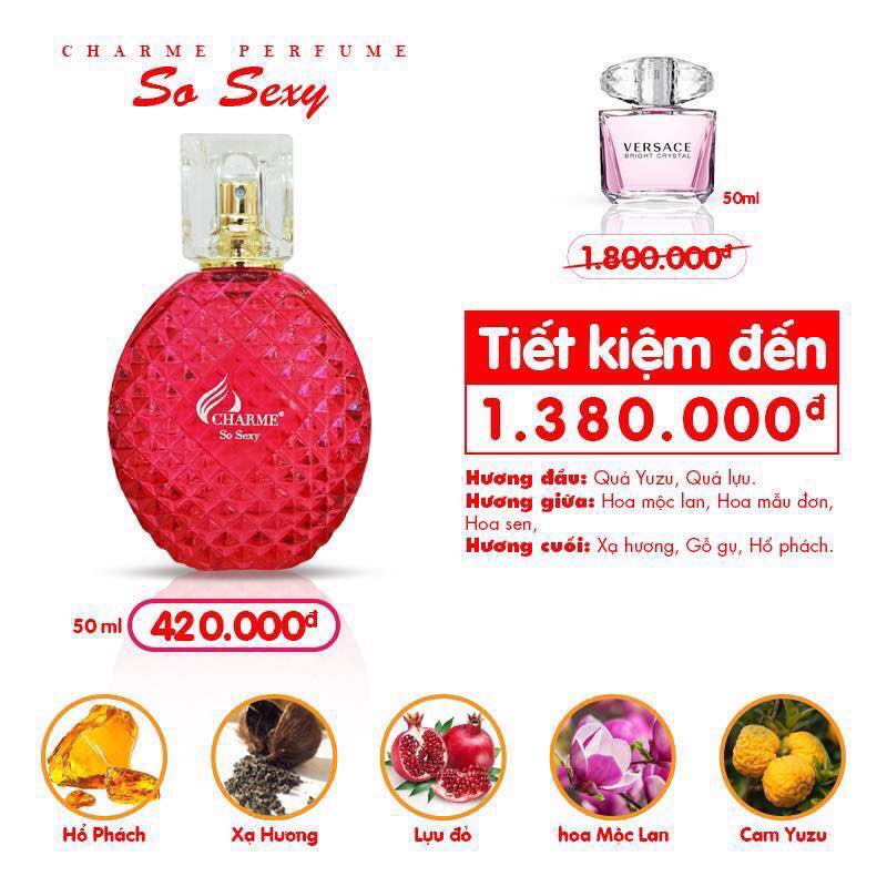 [HCM]Nước hoa nữ So Sexy (10ML - 50ML - 100ML)