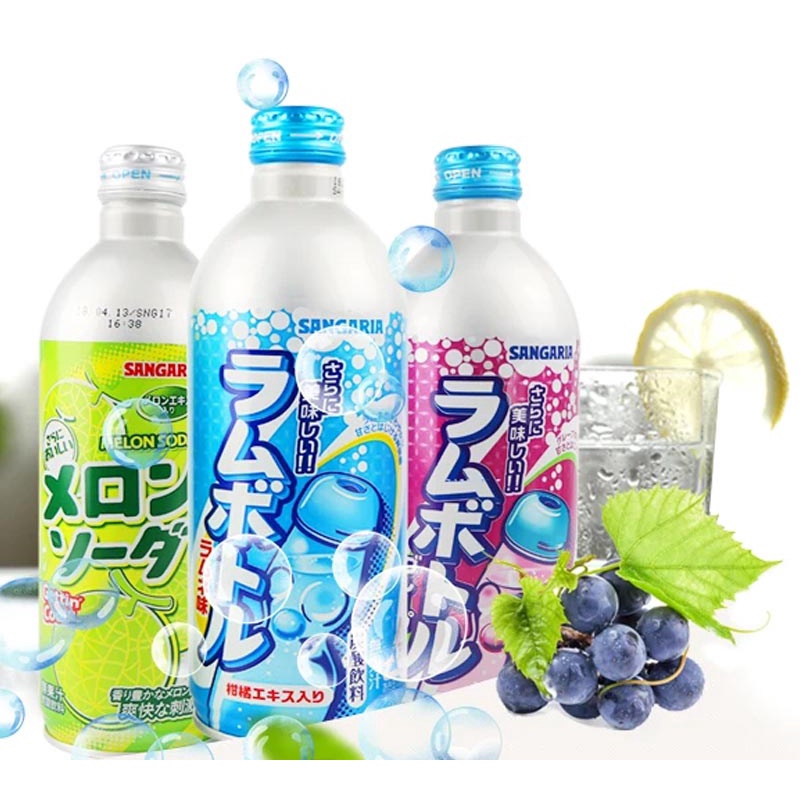 Nước Soda có ga Sangaria Nhật Bản 500ml