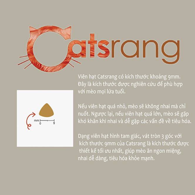 Thức Ăn Hạt Cho Mèo Catsrang 5kg Giá rẻ