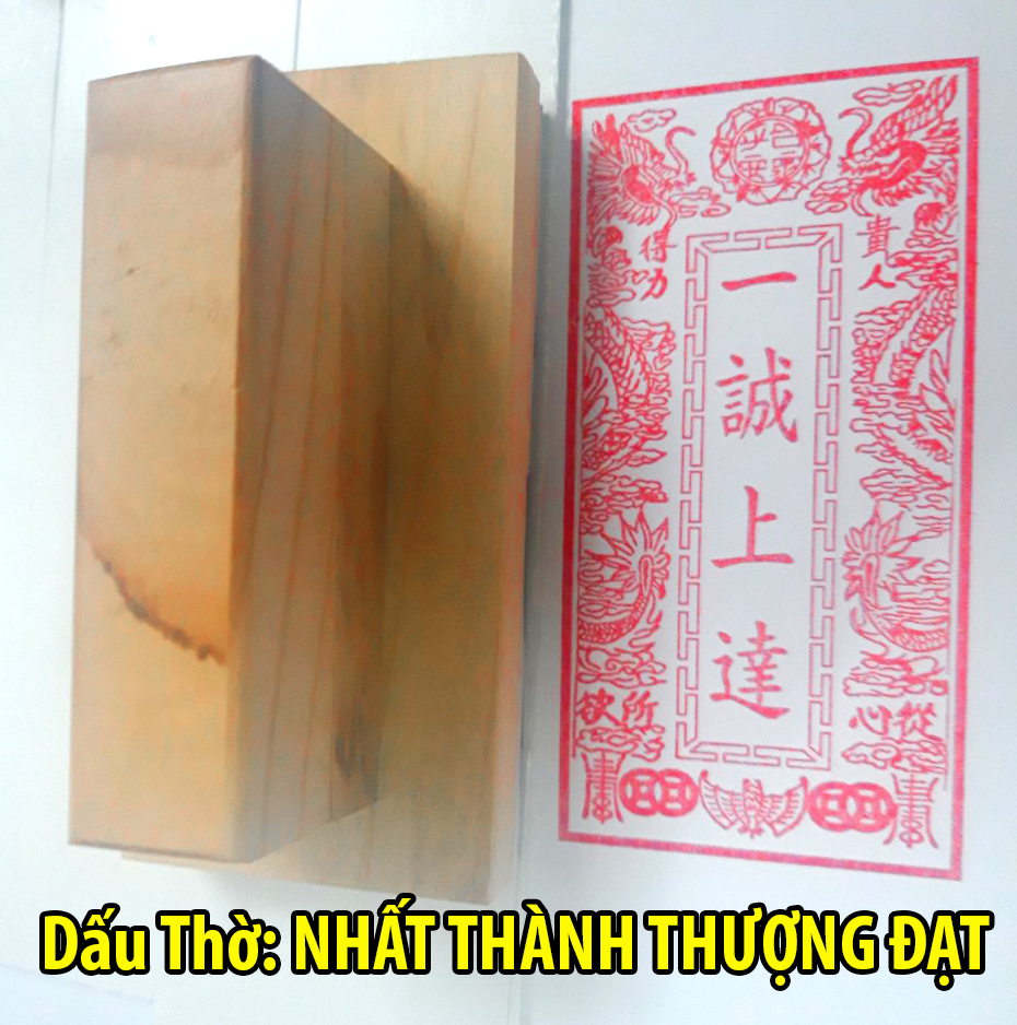 Dấu thờ: Nhất Thành Thượng Đạt