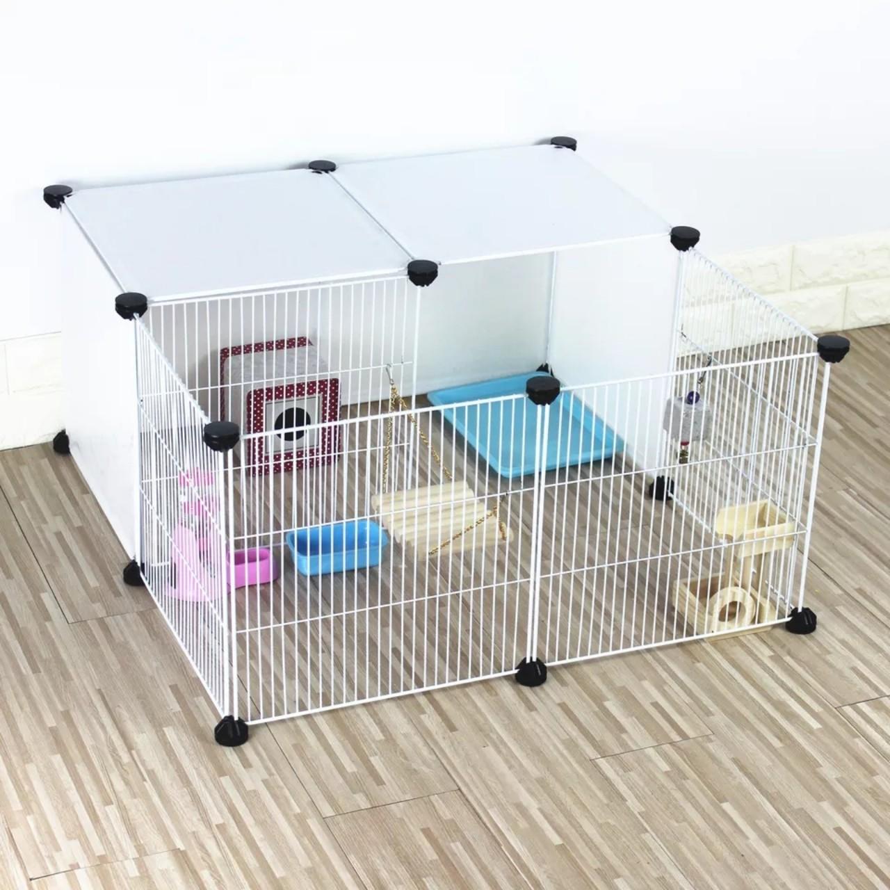 Bộ chuồng quây thú cưng 11 tấm ghép