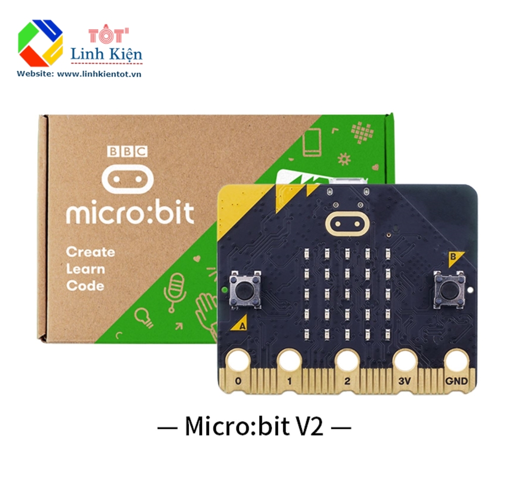BBC Micro:bit 2.0- Board Kit học lập trình STEM microbit phiên bản mới
