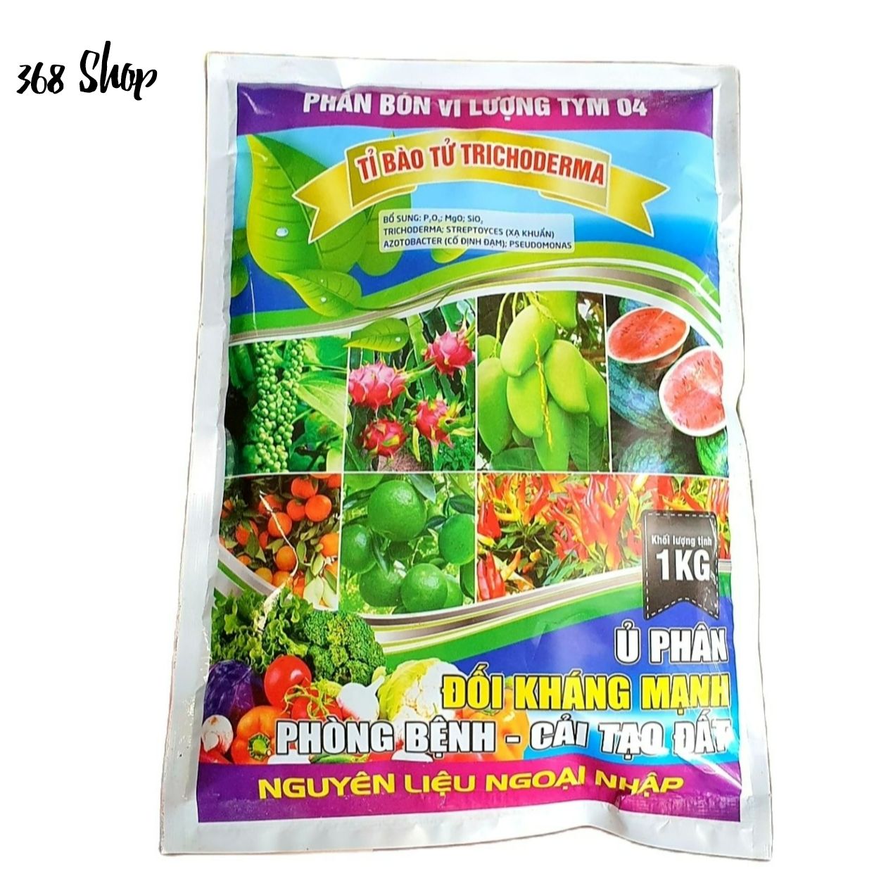 Ủ phân 💎 cải tạo đất phân bón vi lượng tỉ bào tử trichoderma 💖 nguyên liệu ngoại nhập tym 04