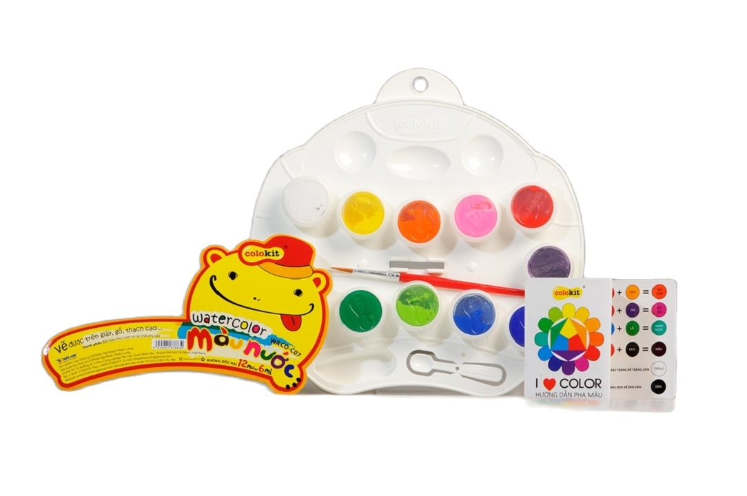 ⏩ Màu nước Colokit WACO-C07 - 12 màu (có kèm cọ)