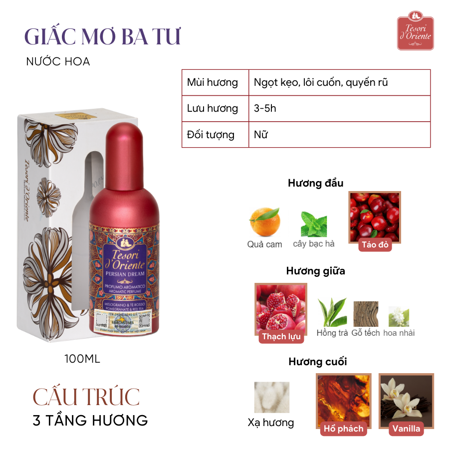 Nước hoa Tesori d'Oriente 100ml chính hãng