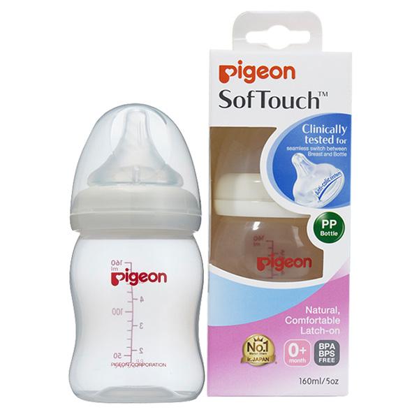 BÌNH PIGEON CỔ RỘNG SOFTOUCH 160ML-240ML