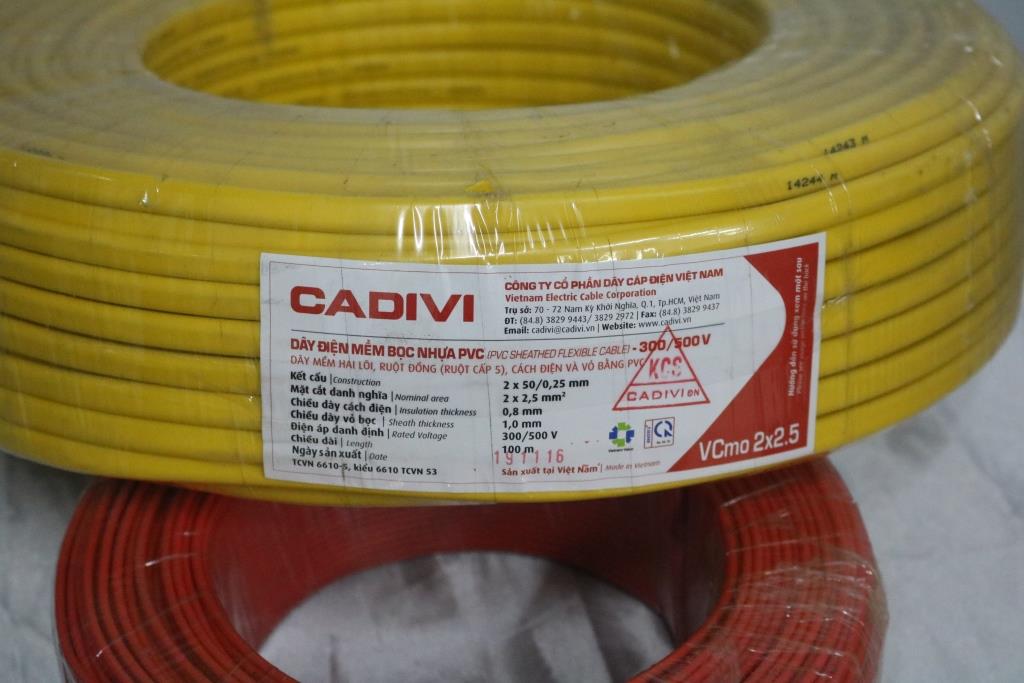 Dây điện Cadivi 20 mét dây đơn 1mm2