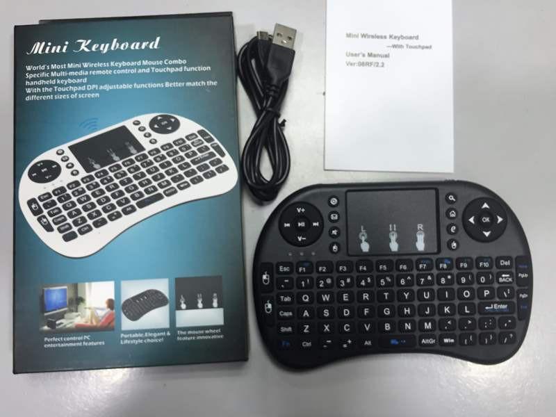 Bàn phím kiêm chuột không dây Mini Keyboard Có đèn Led