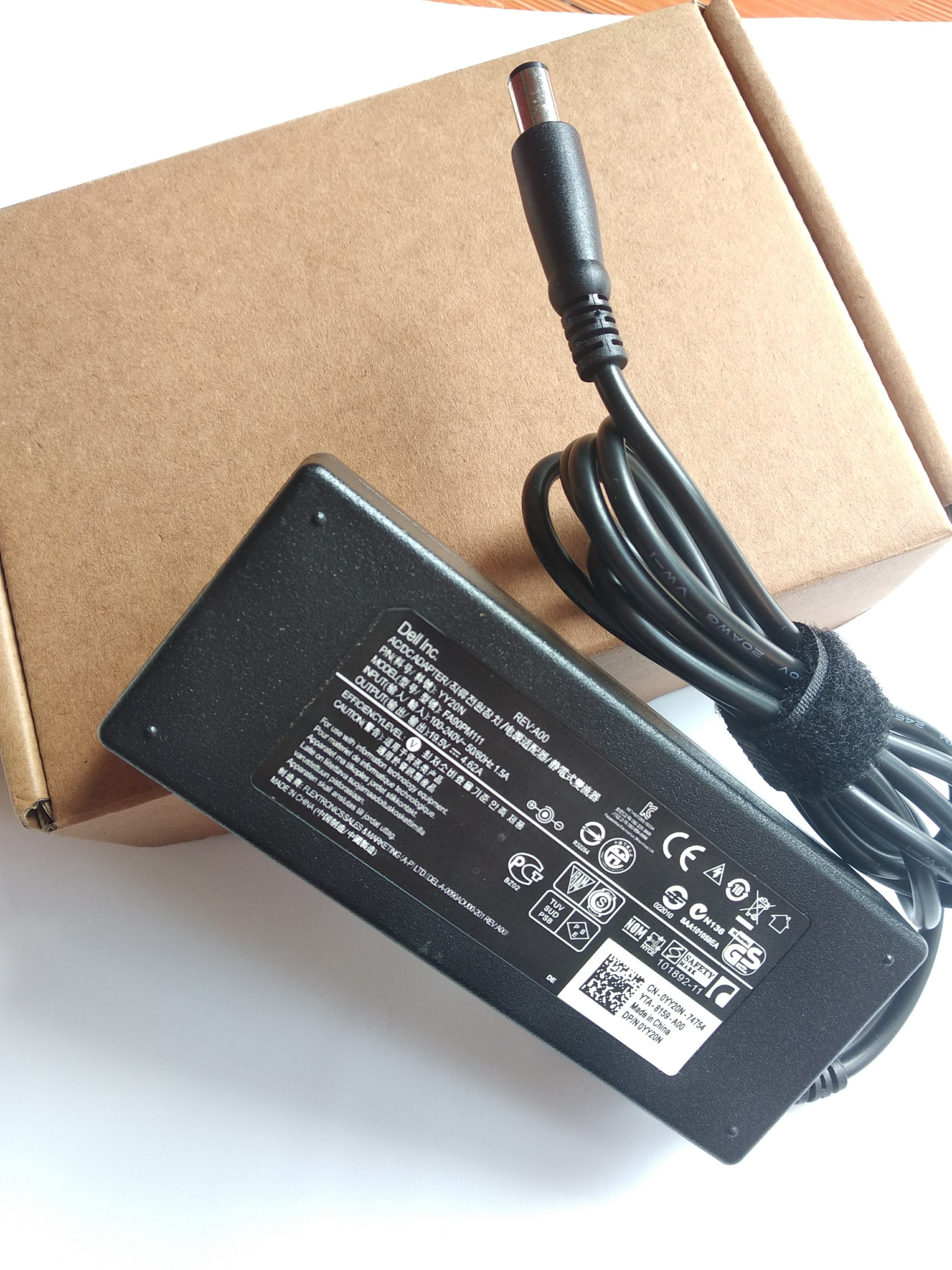 [SẠC ZIN ] Sạc Laptop Dell 19.5V 4.62A (90w) Chân Kim To E6420 E6520 3442 3443 3543 (Adapter Dell 19.5V - 4.62A 90w)