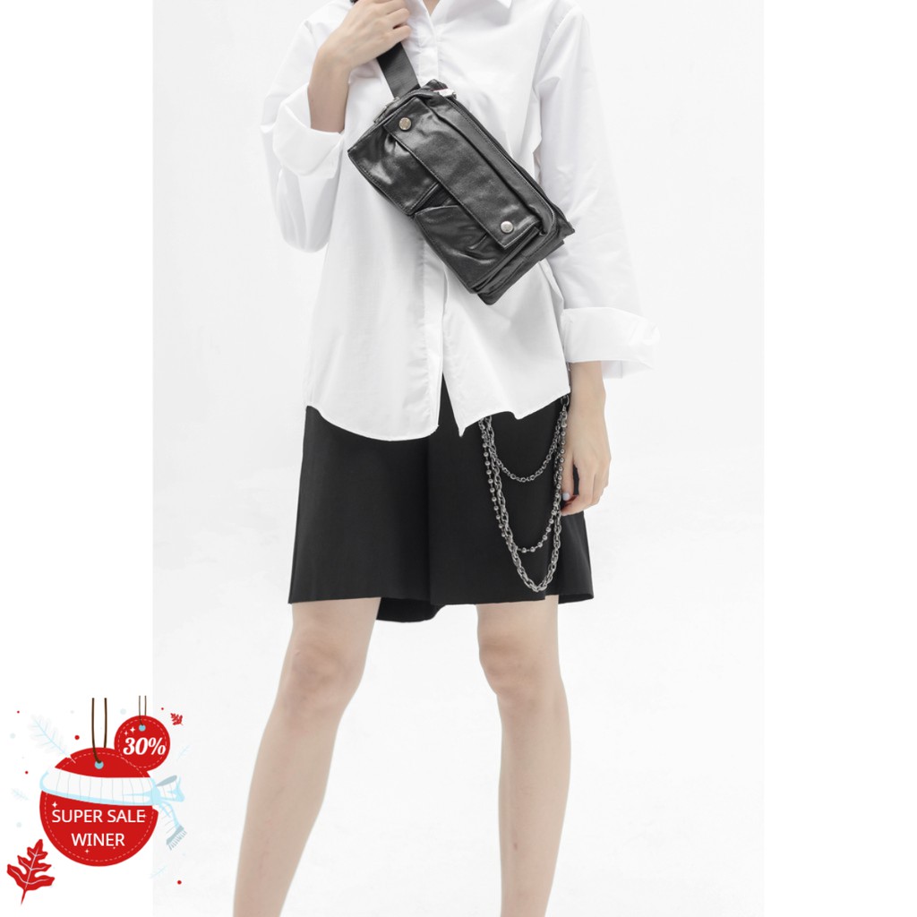 QUẦN ĐEN TRƠN DARK SHORT - ZUNEZX