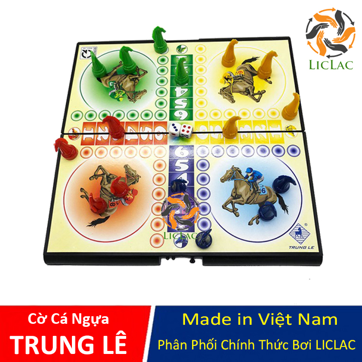 Bộ đồ chơi Bàn Cờ Cá Ngựa TRUNG LÊsản xuất tại Việt Nam
