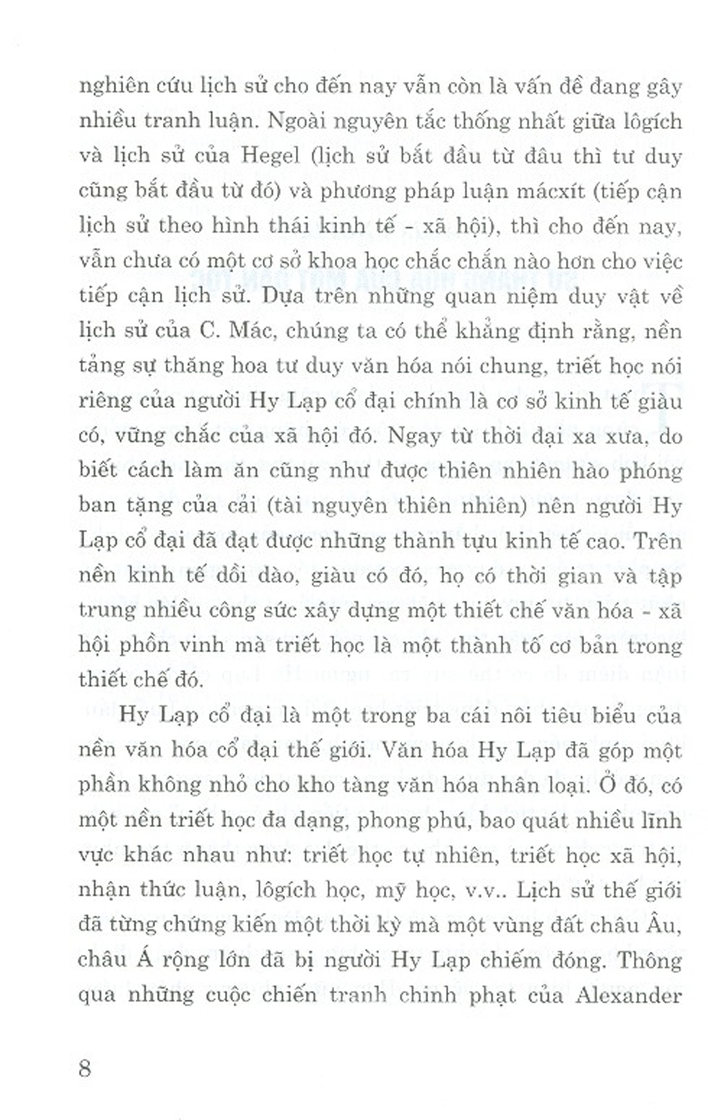 Triết Học Hy Lạp - La Mã Cổ Đại