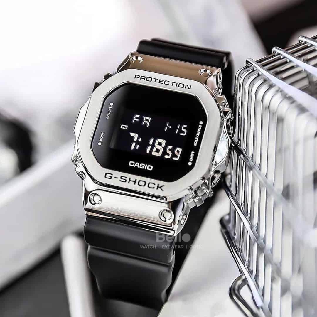 Đồng Hồ G-Shock GM-5600 Mặt Thép Cao Cấp  Đồng Hồ Thời Trang Nam Nữ - Đồng hồ Casio GShock Chống Nước , Chống Sốc, Va Đập, Bền Bỉ Với Thời Gian , Mặt Hiển Thị Kim-Số Kết Hợp, Trang Bị Chức Năng Bấm Giờ-Đo Tốc Độ