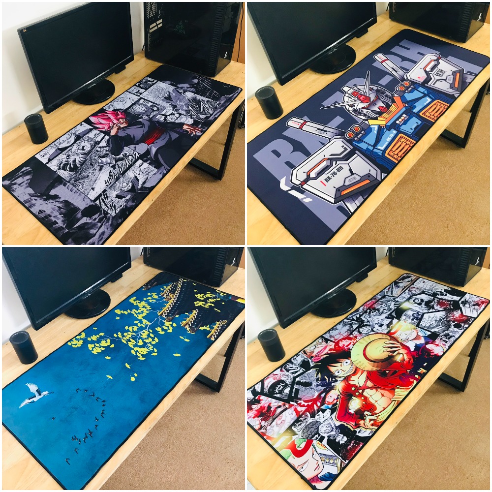 Lót chuột cỡ lớn 90x40cm chuyên game, tăng thao tác chuột nhiều mẫu lựa chọn