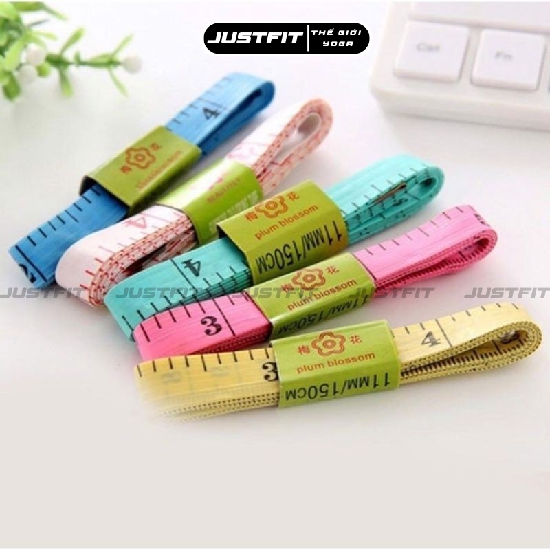 Thước dây JUSTFIT đo eo theo dõi giảm cân, vòng đo bụng