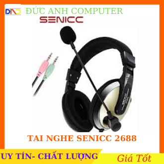 Tai nghe senicc 2688 -có micro- hàng chính hãng 100% - full box sản phẩm tốt chất lượng cao cam kết hàng giống mô tả
