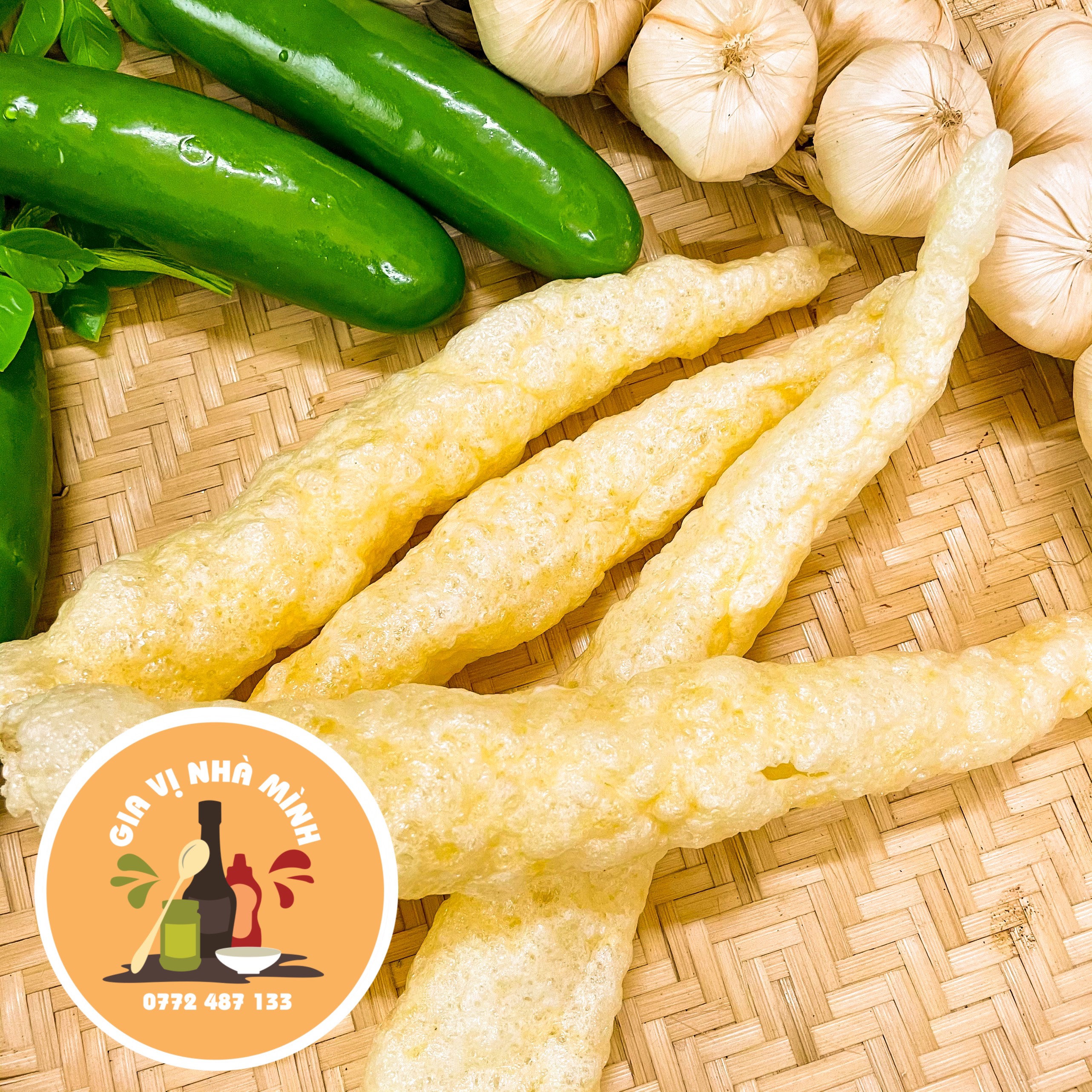 Bong bóng cá trắng cuộn 100gr -500gr