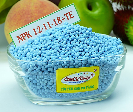 Phân bón Agri-Tech NPK 12-11-18+TE (1Kg)