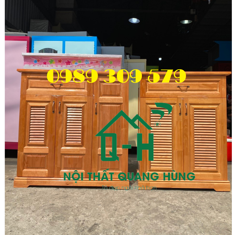Tủ giày dép gỗ thông tự nhiên cao cấp hcm