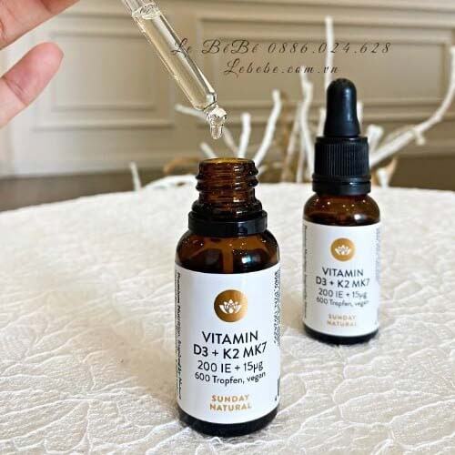 VITAMIN D3 + K2 MK7 Của Đức DATE MỚI