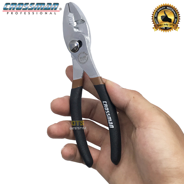 Kìm 2 lỗ - Kìm răng 2 nấc Crossman U.S.A (Kềm kẹp 2 nấc tăng)