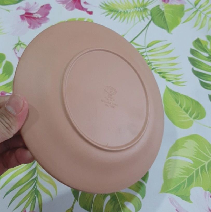Dĩa tròn DA07N màu nhám ngói nhựa Melamine -Cao cấp- Sang trọng