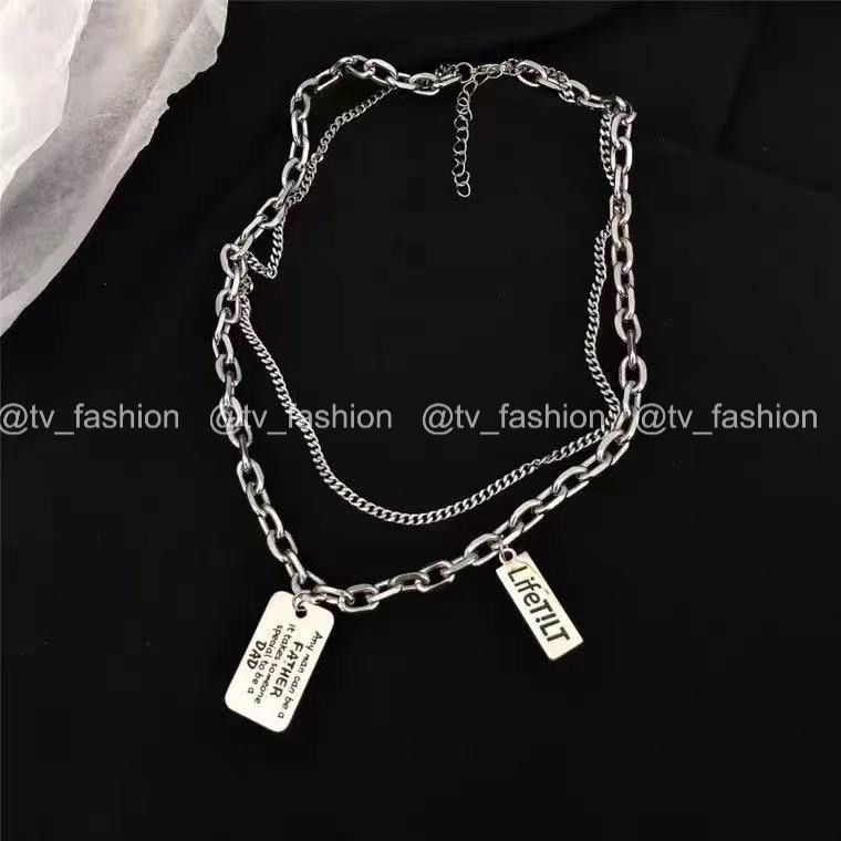 Set 2 Dây Chuyền Unisex Tầng Lifes