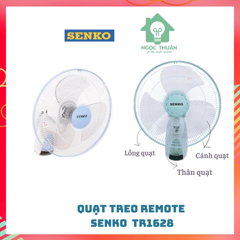 Quạt treo tường Senko có remote TR1628