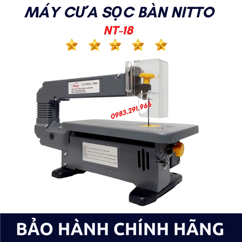 Máy cưa lọng bàn NITTO NT-18 ( 100% dây đồng )
