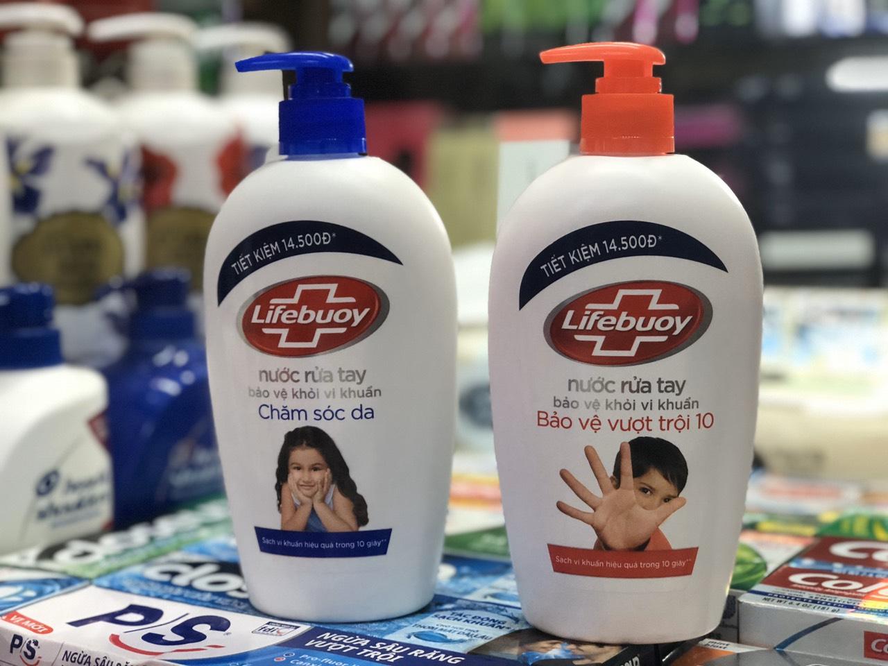 Chai rửa tay lifebuoy 500g