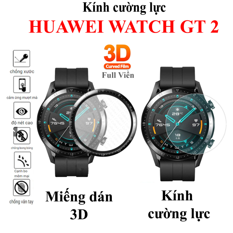 [Huawei GT2] Kính cường lực đồng hồ Huawei Watch GT2