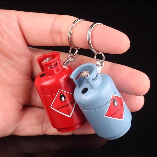 Bật Lửa Móc Khoá Hình Bình Gas ( Kim Loại )