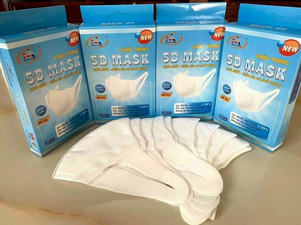 Hộp khẩu trang 5d mask nam anh 10 cái / hộp