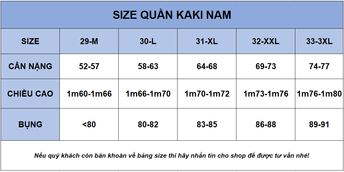 Quần Kaki Công Sở Cao Cấp Thời Trang ZERO