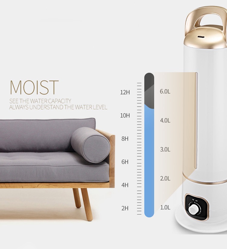 Máy xông tinh dầu công suất lớn siêu mạnh-6000ml