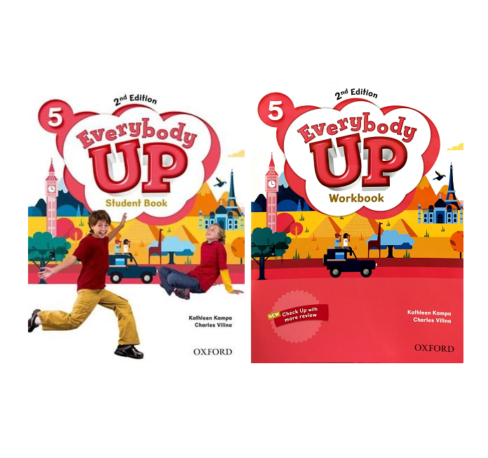 Bộ Everybody Up 5 2nd Edition (sách học + bài tập)