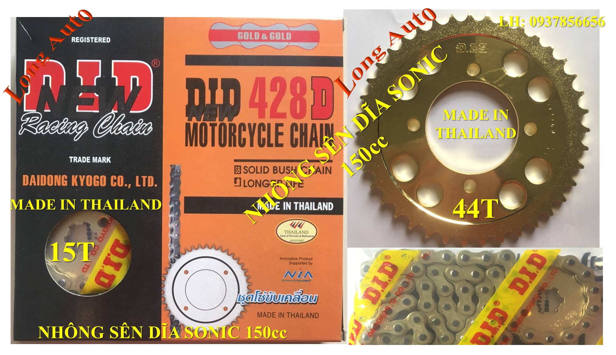 [HCM]Nhông sên dĩa SONIC 150cc - WINNER 150cc