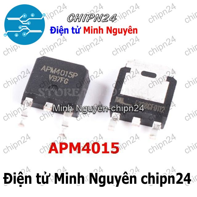 [2 con] (SOP) Mosfet Dán APM4015 TO-252 45A 40V Kênh P (SMD) (APM4015N 4015) - HH003628