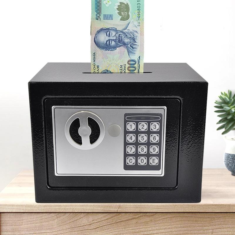 [HCM]Két sắt mini điện tử có khe nhét tiền