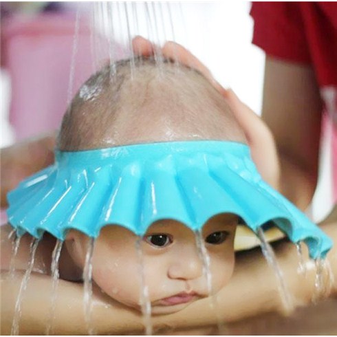 Mũ/nón chắn nước gội đầu cho bé , nón gội đầu hình thú đáng yêu có bịt tai cho trẻ