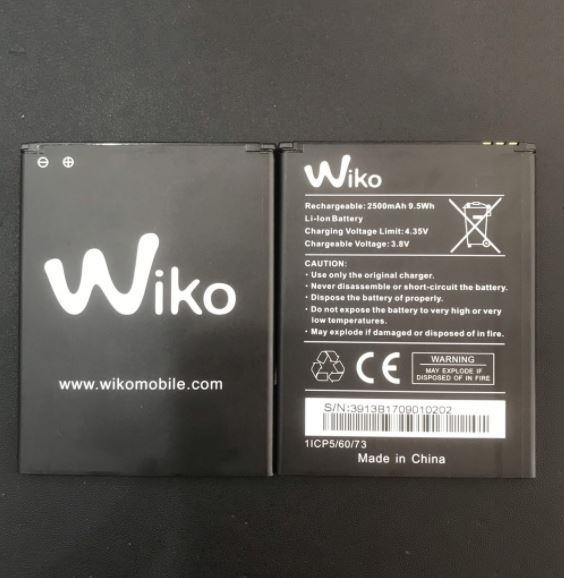 Pin wiko jerry 3 / sunny 4 plus / 2610 / 2500mah