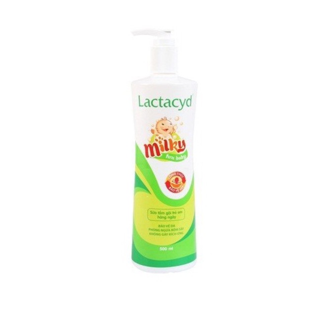 Sữa tắm gội cho bé Lactacyd Milk