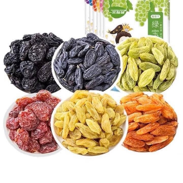 100g nho khô đủ loại dùng thử