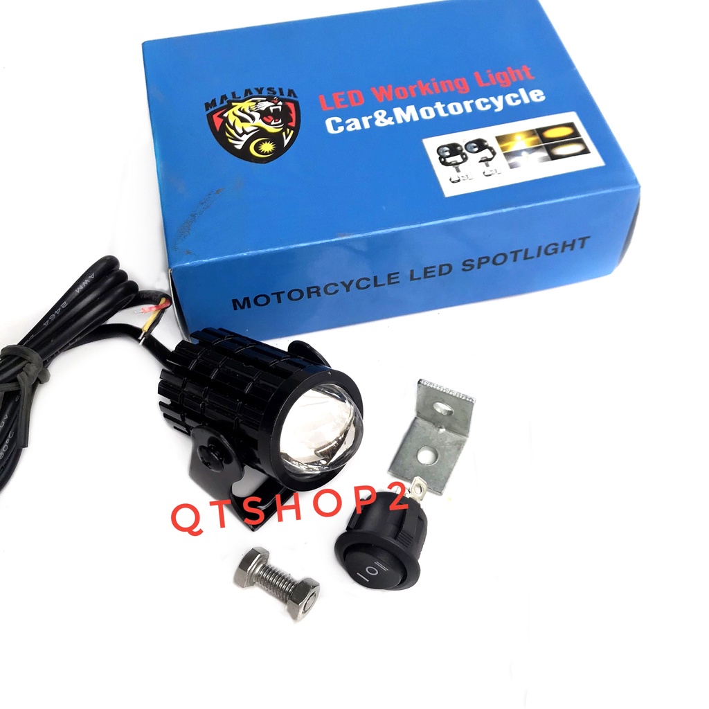 Đèn trợ sáng bi cầu mini cos vàng pha trắng - Đèn led trợ sáng