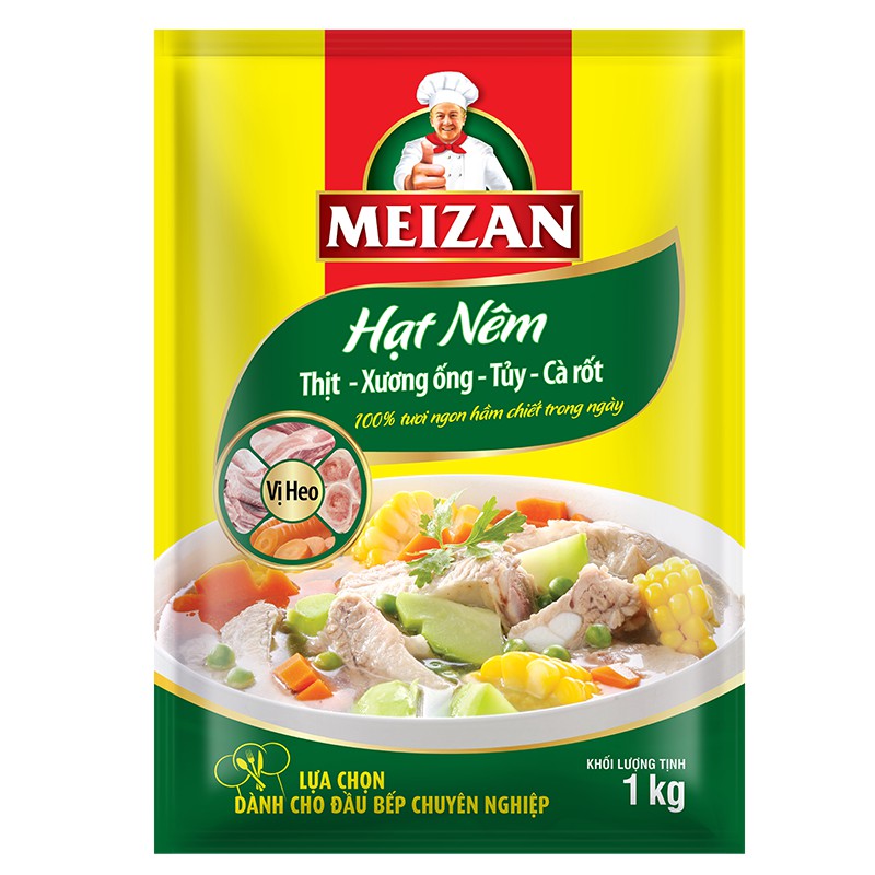 Bịch Hạt Nêm Meizan Vị Thịt Heo 1kg
