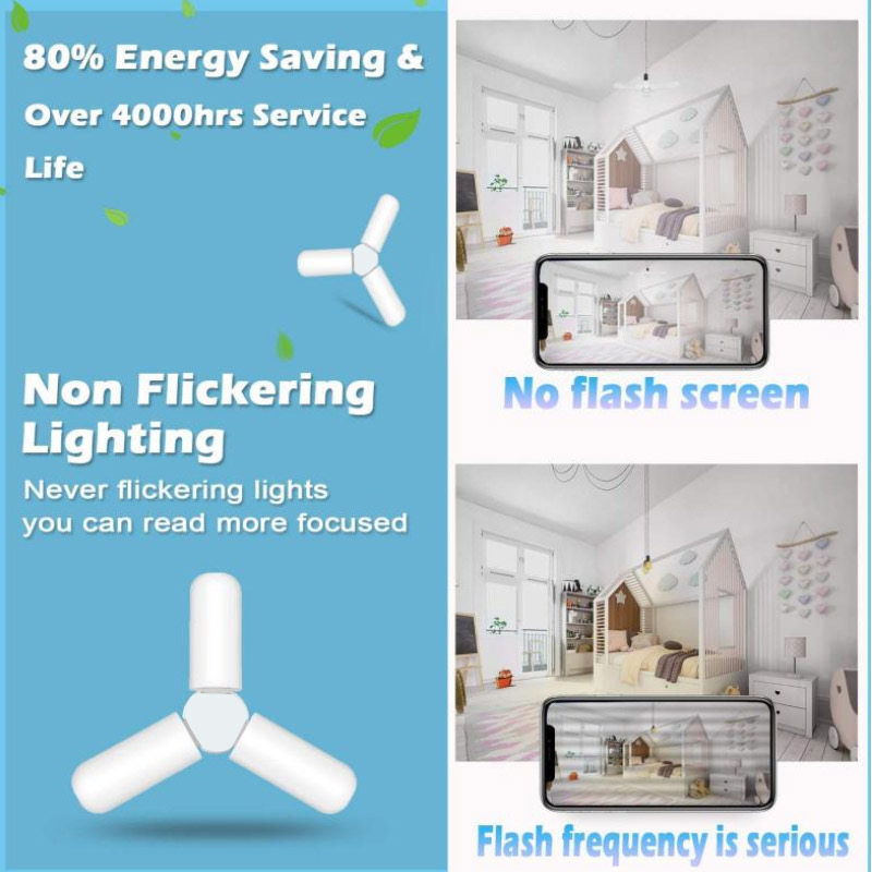 Bóng đèn Led cánh quạt (3 lá) công suất 45W