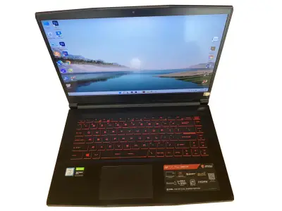 Laptop Gaming MSI GF63( Core i5-9300H 2.4GHz(8CPUs), RAM 8GB, 2 x SSD 256 NVIDIA GeForce GTX 1050 Ti)