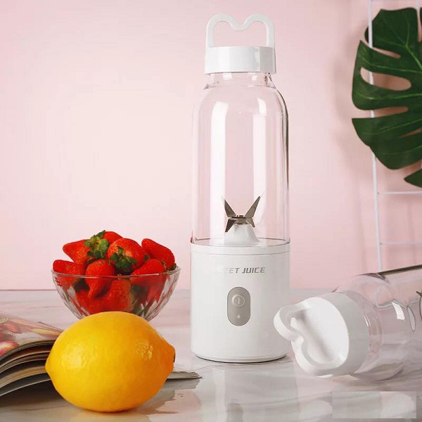 Máy Xay Sinh Tố Đa Năng Cầm Tay Meet Juice, Xay Cực Nhanh 9s, Cao Cấp, An Toàn,Siêu Nhỏ Gọn, Tiện Lợi, Xay Được Cả Đá