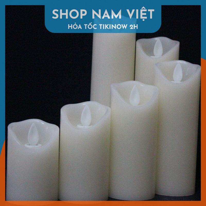 Đèn LED Nến Điện Tử Tim Lắc
